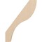 Ekena Millwork 3-inch W x 12-inch D x 16-inch H Geneva Rough Cedar Woodgrain TimberThane Knee Brace, Primed BRCUR03X12X16GNVRCPR - alternate 6
